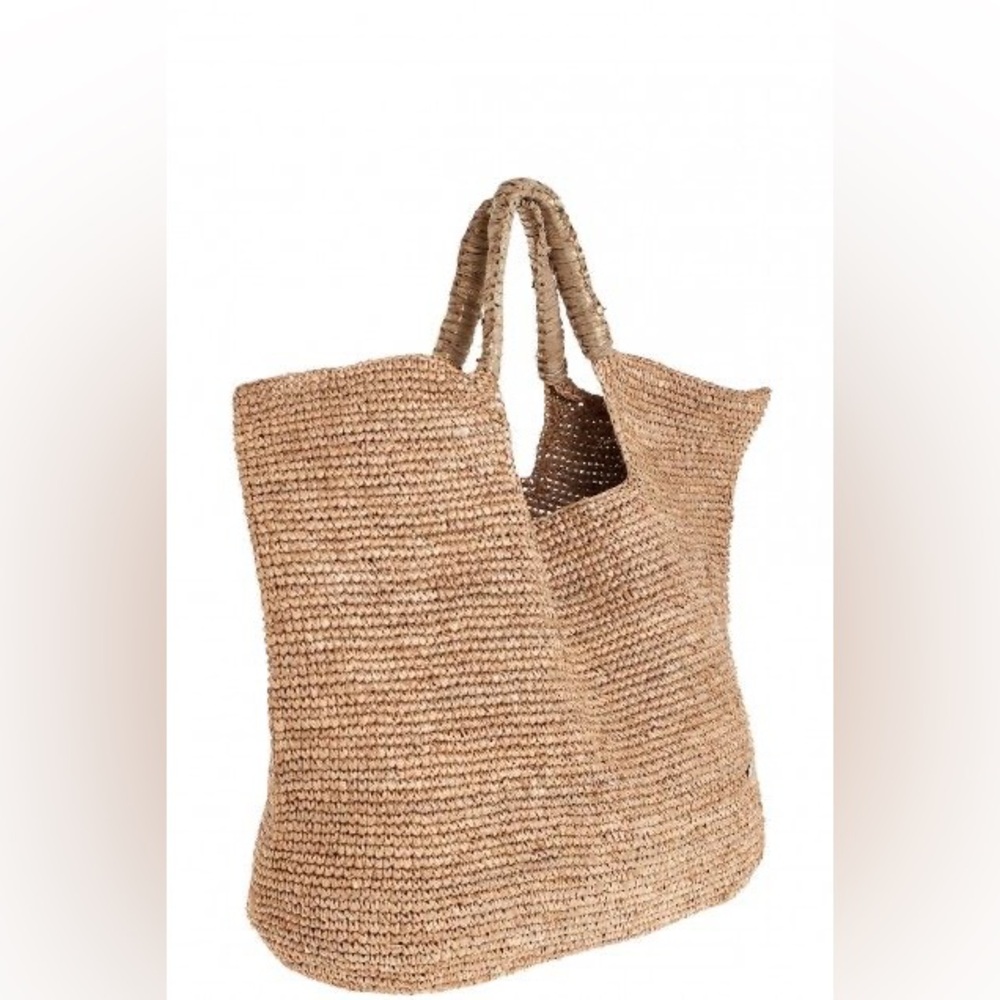 Calypso St. Barth’s Nappa Straw Bag